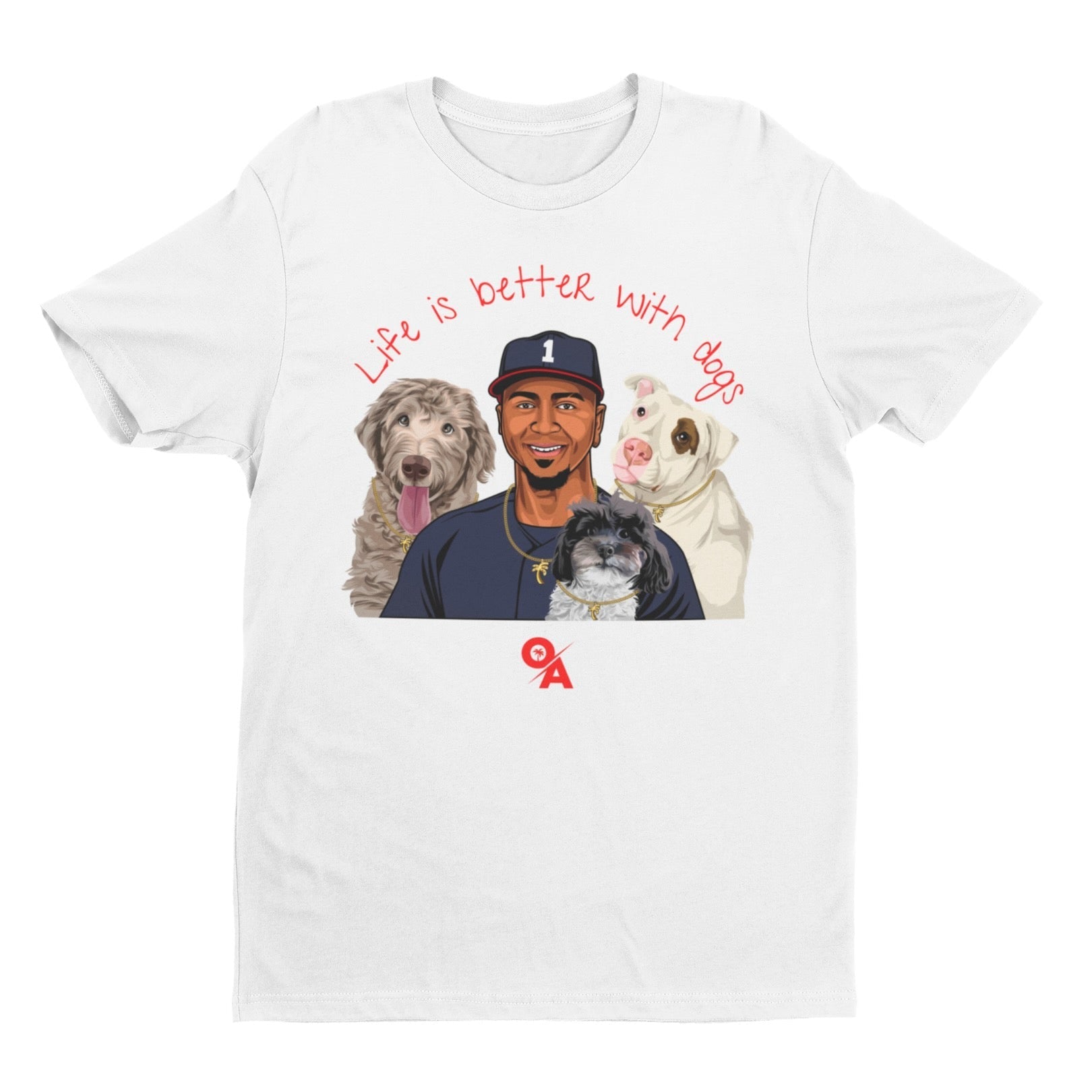 Youth Life is Better with Dogs Ozzie Albies Shirt